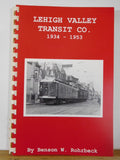 Lehigh Valley Transit Co. 1934-1953 Benson Rohrbeck Spiral Bound 2001 Red Cover