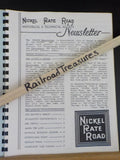 Nickel Plate Road Magazine Spiral Bound Copies of 5 Issues '66-67 not original