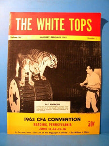 White Tops Circus Magazine 1963 Jan Feb Circus Magazine CFA Convention 1963