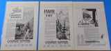 Ads Canadian National Ry Lot #10 Advertisements from Various Magazines (10)