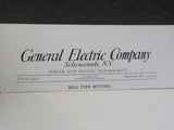 General Electric Company Supply Department Bulletin No 4754A 1911 March Mill typ