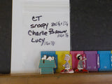Jaycees Connecticut Snoopy Charlie GBrown Lucy Set of 3 pins