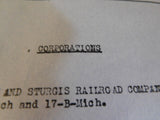 Map Location/Valuation NYC Ohio Lines Michigan Central Bailey Run Sugar Creek At