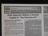 News from the National Association of Railroad Passengers 1997 COMPLETE YEAR Lot