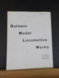 Baldwin Model Locomotive Works Catalog #3 O gauge Locomotives