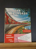 Modern Railroads 1955 January Vol. 10 #1 Railroad Improvements New trains & serv