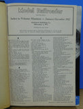 Model Railroader Magazine Bound Volume 19 January-December 1952