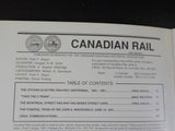 Canadian Rail #422 1991 May-June Ottawa Electric Railway Take the C train