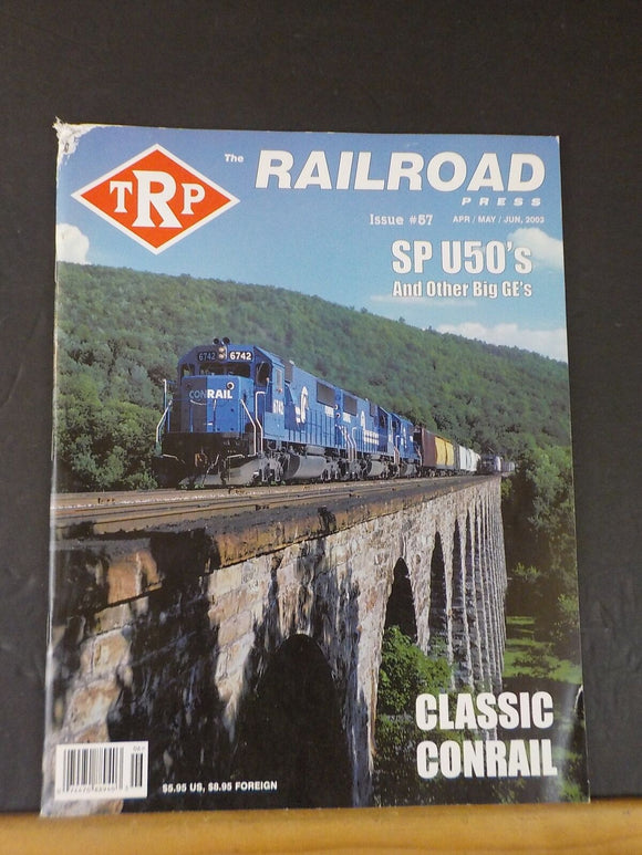 TRP The Railroad Press #57 2003 Apr May Jun Classic Conrail       Damaged corner