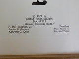 Burlington Northern 1971 Motive Power Annual  Soft Cover
