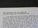 Brief History Lines West Of The New York New Haven & Hartford RR Blakeslee Damag