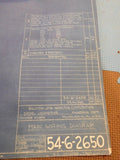 Diagram Main Wiring Diagram  Diesel Locomotive 54-6-2650  Date 02-24-56 Drawn by
