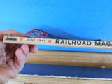 Railroad Magazine 1942 June  Wartime D& M Car Trucks