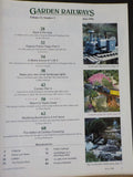 Garden Railways Magazine 1996 June Build a historic train station Landscape ligh