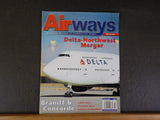 Airways Magazine 2009 March #157 Delta-Northwest Merger Braniff & Concorder LAX