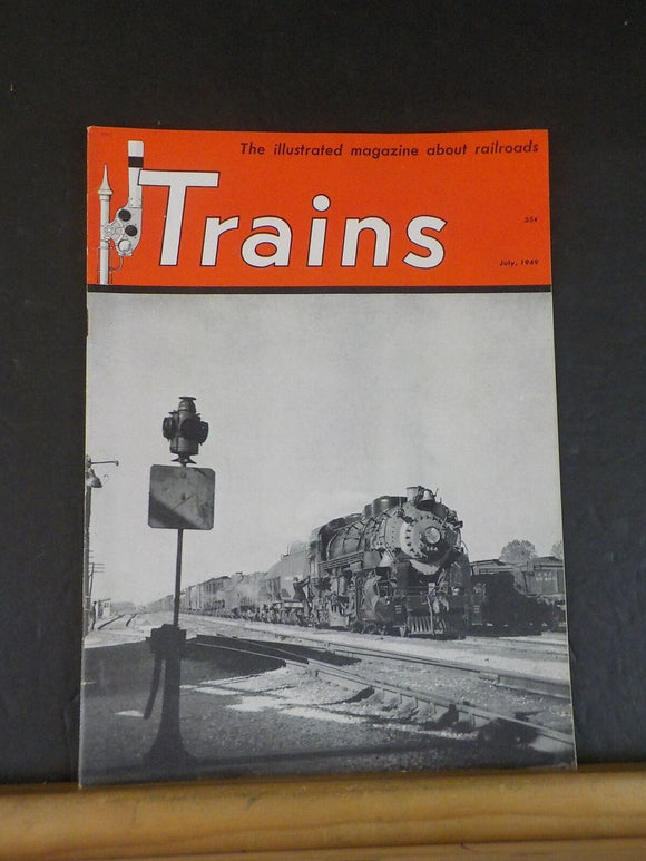 Trains Magazine 1949 July 101: gas turbine Route of the Southern Belle