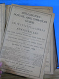 Bullinger's Postal and Shippers Guide 1929 United States Canada Newfoundland