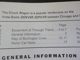 Burlington Public Timetable 1967 June 1 Burlington Route