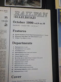 Railfan & Railroad Magazine Complete Year 1990 Complete Year