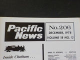 Pacific News #206 1978 December Panama Railroad Canada's interurban heritage