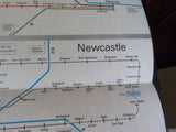Map British Rail Passenger Network 1983-1984  International Passenger Network