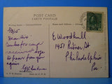 Postcard Carte Postale Canadian Pac Railroad Station Montreal Postmarked 1915