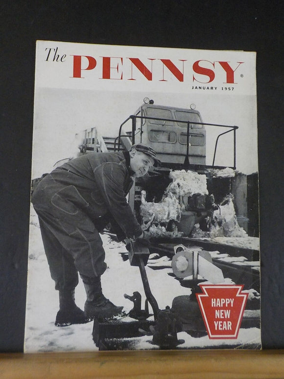Pennsy Employee Magazine, The 1957 January One Railroad