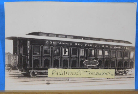 Photo Private car of Don Pearo II Emporor of Brazil 1876 Approx. 3 1/4 x 4 1/2