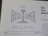 Bessemer Bulletin #273 January 1975 Production control a model of coordination