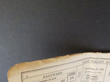 Southern Pacific Employee Timetable #202 Sacramento Division 1961 September 24