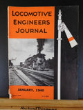 Locomotive Engineers Journal 1940 January Employee Magazine Intricate Signaling