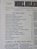 Model Builder 1938 October Lionel Magazine Lift bridge Overhead Catenary Sea Lin