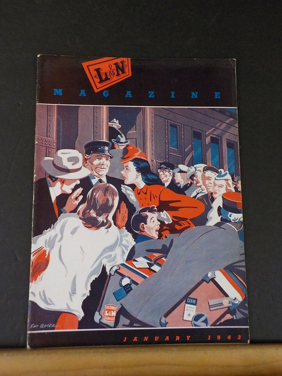 Louisville & Nashville Employee Magazine L&N 1943 January