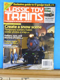 Classic Toy Trains 2015 January Create a snow scene Make realistic trees