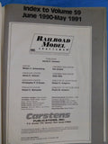 Railroad Model Craftsman Magazine Bound Volume 59 June 1990 - May 1991