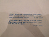 Blueprint PRR Passenger Cars Vestibule Corner Post 410526C
