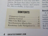 Model Railroader Magazine Supplements Lot of 4 RRrs you can model Track Plans