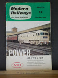 Modern Railways 1962 August British Railways In 1961 Full Liverpool-Crewe Line E