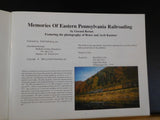 Memories of Eastern Pennsylvania Railroading by Gerard Berney Soft Cover 2000