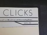 Wheel Clicks 1982 March Pacific Railroad Society Mount Lowe in 1898 trip