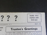 Susquehanna Reflector Vol 1 No 1 1947 May Floyd Smith Oldest Employee