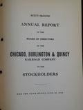 Chicago Burlington & Quincy Railroad Company Annual Report 1916 June 30 MAP