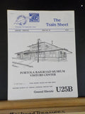 Feather River Rail Society The Train Sheet 1988 Lot of 6 #29-34  Western Pacific