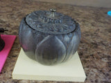 Miniature Tea Kettle brass Holland JB Round Trinket box Jennings Brothers