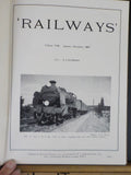 Railways Magazine Bound Volume VIII Jan-Dec 1947
