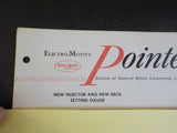 EMD Pointers 1963 December 31 New injection and new rack setting gauge