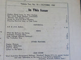 Railways in Australia & ARLHS Bulletin 1949 October Vol 2 #10 Kalgoorlie Bound