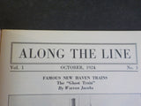 Along the Line 1924 October New York New Haven & Hartford Employee Magazine