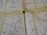 Chicago Burlington & Quincy Railroad Company Annual Report 1923 Fold out map Dam