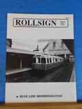 Rollsign Magazine of New England Transit News 1995 March April Blue Line moderni